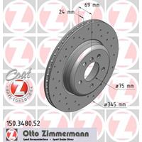 Bremsscheibe 'SPORT COAT Z' | Zimmermann (150.3480.52)