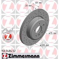 Bremsscheibe 'SPORT COAT Z' | Zimmermann (150.3484.52)