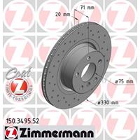 Remschijf SPORT REMSCHIJF COAT Z Zimmermann, Remschijftype: Binnen geventileerd, u.a. für BMW