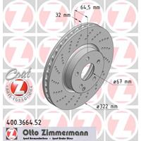 Bremsscheibe 'SPORT COAT Z' | Zimmermann (400.3664.52)