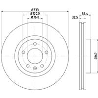 hellapagid Bremsscheibe 'PRO' | HELLA PAGID (8DD 355 109-681)