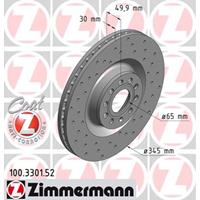 Remschijf Zimmermann, Remschijftype: Binnen geventileerd, u.a. für VW, Seat, Skoda, Audi