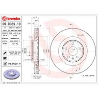 Remschijf BREMBO XTRA LINE BREMBO, Remschijftype: Geperforeerd / Geventileerd, u.a. für BMW