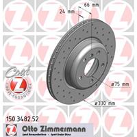 Remschijf SPORT REMSCHIJF COAT Z Zimmermann, Remschijftype: Binnen geventileerd, u.a. für BMW