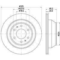 hellapagid Bremsscheibe 'PRO' | HELLA PAGID (8DD 355 122-311)