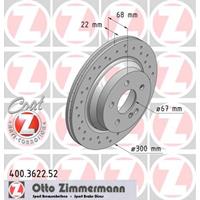 Remschijf Zimmermann, Remschijftype: Binnen geventileerd, u.a. für Mercedes-Benz