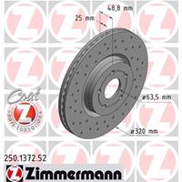 Bremsscheibe 'SPORT COAT Z' | Zimmermann (250.1372.52)