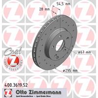 Remschijf SPORT REMSCHIJF COAT Z Zimmermann, Remschijftype: Binnen geventileerd, u.a. für Mercedes-Benz