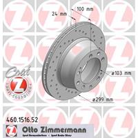 Bremsscheibe Hinterachse Zimmermann 460.1516.52