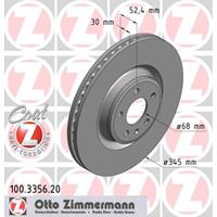 Remschijf COAT Z Zimmermann, Remschijftype: Binnen geventileerd, u.a. für Audi, Porsche