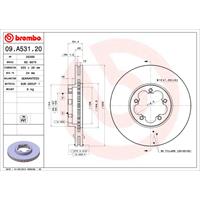 Bremsscheibe | BREMBO (09.A531.20)