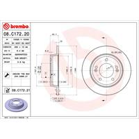 Bremsscheibe | BREMBO (08.C242.20)