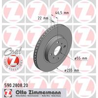 Bremsscheibe 'COAT Z' | Zimmermann (590.2808.20)