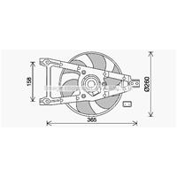 Kühler, Motorkühlung AVA HD2192