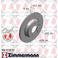Zimmermann Bremsscheiben 100.1228.20 Scheibenbremsen,Bremsscheibe AUDI,A4 8D2, B5,A4 Avant 8D5, B5