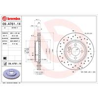 Bremsscheibe Vorderachse Brembo 09.A860.10