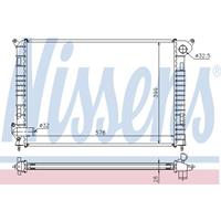 Kühler, Motorkühlung | NISSENS (69700A)