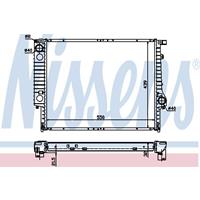 NISSENS Wasserkühler 60619A Kühler,Motorkühler BMW,3 E30,5 E34,3 Cabriolet E30,7 E32,5 Touring E34,3 Touring E30