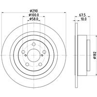 hellapagid Bremsscheibe | HELLA PAGID (8DD 355 113-791)