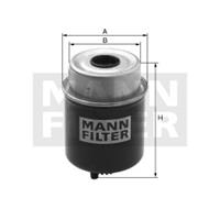 MANN-FILTER Kraftstofffilter WK 8133 Leitungsfilter,Spritfilter JOHN DEERE,Series 4000