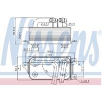 Ölkühler, Motoröl Nissens 90911