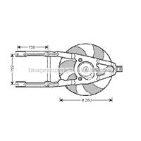 fiat Koelventilatorwiel