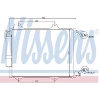 Condensor, airconditioning NISSENS 94754
