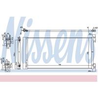 Condensor, airconditioning NISSENS, u.a. für Opel, Renault, Nissan, Fiat, Vauxhall