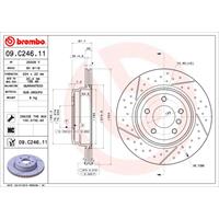 Remschijf COATED DISC LINE BREMBO, Remschijftype: Binnen geventileerd, u.a. für BMW