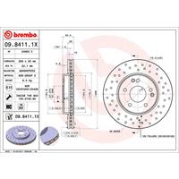 Bremsscheibe 'BREMBO XTRA LINE' | BREMBO (09.8411.1X)