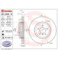 Remschijf TWO-PIECE DISCS LINE BREMBO, Remschijftype: Binnen geventileerd, u.a. für BMW