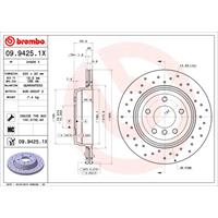 Remschijf BREMBO XTRA LINE BREMBO, Remschijftype: Geperforeerd / Geventileerd, u.a. für BMW