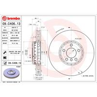 Remschijf TWO-PIECE DISCS LINE BREMBO, Remschijftype: Binnen geventileerd, Inbouwplaats: rechts, u.a. für BMW