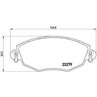 Remblokkenset, schijfrem BREMBO, u.a. für Ford, Jaguar