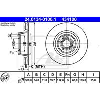 Bremsscheibe | f.becker_line (102 10255)