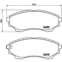 Remblokkenset, schijfrem BREMBO, u.a. für Ford, Mazda