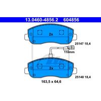 Remblokkenset, schijfrem ATE, u.a. für Renault, Opel, Vauxhall