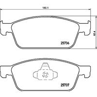 Remblokkenset, schijfrem BREMBO, u.a. für Ford, Lincoln