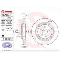 Bremsscheibe 'COATED DISC LINE' | BREMBO (08.7607.11)