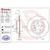 Remschijf COATED DISC LINE BREMBO, Remschijftype: Binnen geventileerd, u.a. für BMW