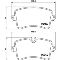 audi Remblokkenset, schijfrem 8DB355016061