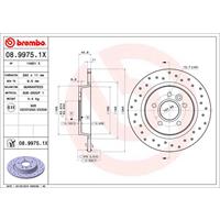 Bremsscheibe 'BREMBO XTRA LINE' | BREMBO (08.9975.1X)