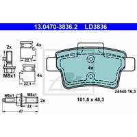 citroen Low dust Keramische remblokken 13047038362