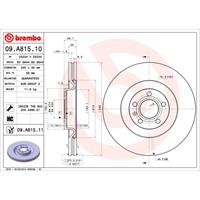 Bremsscheibe 'COATED DISC LINE' | BREMBO (09.A815.11)