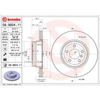 Bremsscheibe 'COATED DISC LINE' | BREMBO (09.9924.11)