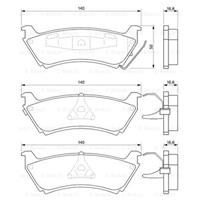 mercedes-benz Remblokken set