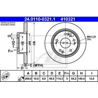 Bremsscheibe | f.becker_line (102 10372)