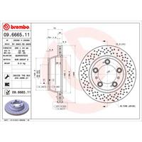 Bremsscheibe 'COATED DISC LINE' | BREMBO (09.6665.11)