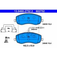 Remblokkenset, schijfrem ATE, u.a. für Citroën, Peugeot, Lancia, Fiat