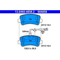 Remblokkenset, schijfrem ATE, u.a. für Nissan, Renault, Opel, Vauxhall